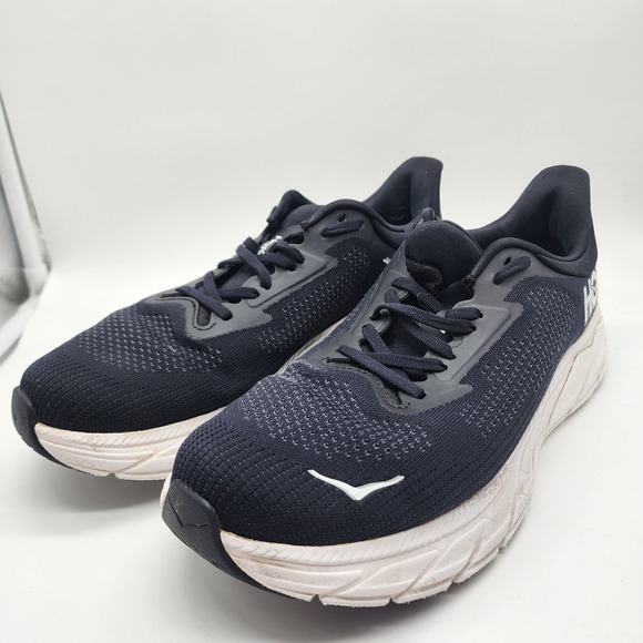 Hoka One One Shoes - Hoka Arahi 7 Wide Black‎ White Running Shoes Womens 10D 1147890 BWHT Sneakers